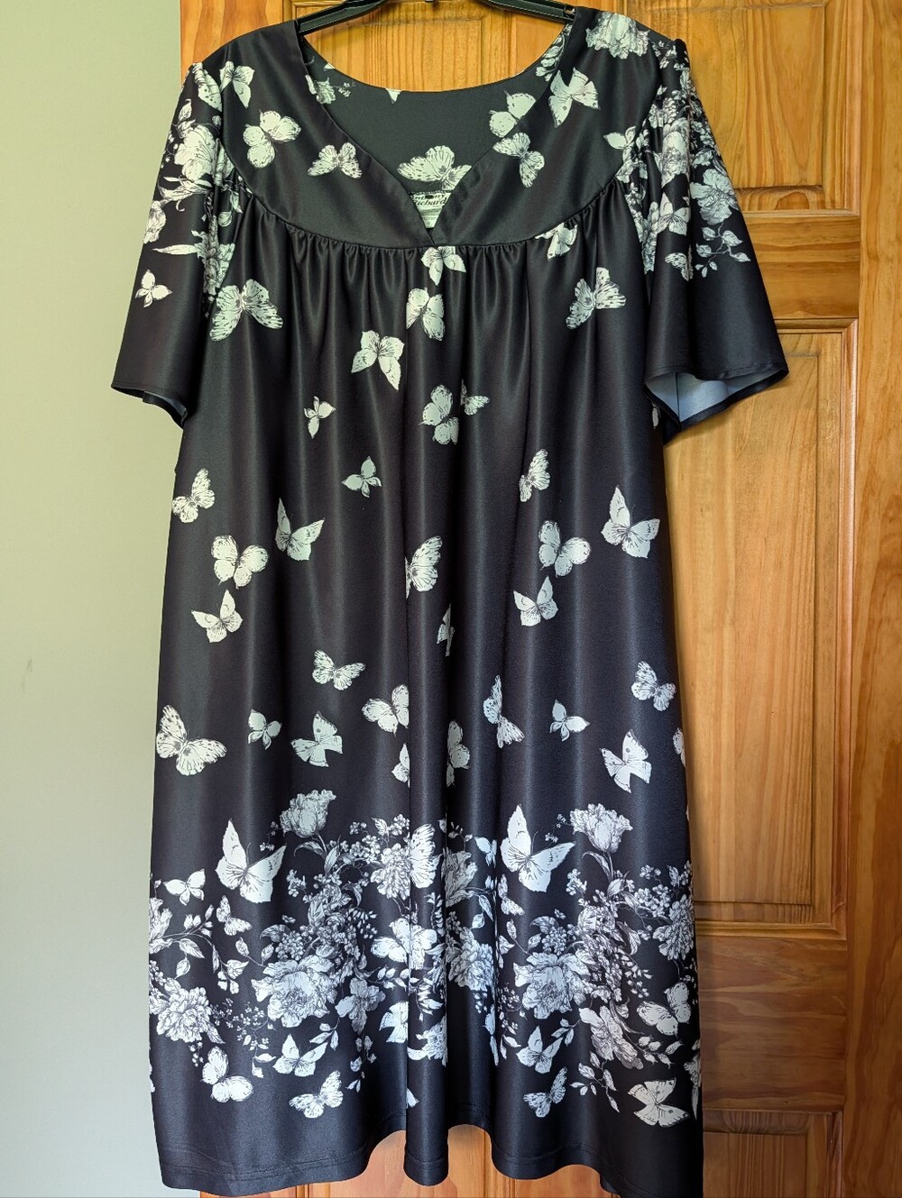 (2)Anthony Richards Short Sleeve Muumuu House Dress Lounger Gowns Women's New 5X - Picture 3 of 6